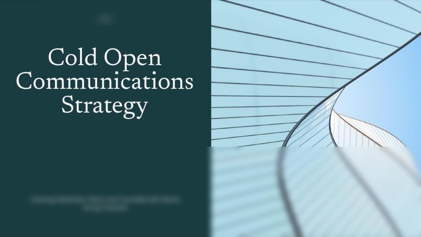 Cover of the call center strategy deck. Details blurred.